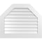Ekena Millwork Octagonal Top Surface Mount PVC Gable Vent w/ 3-1/2"W x 1"P Standard Frame, 34"W x 28"H GVPOT34X2801SN - alternate 1